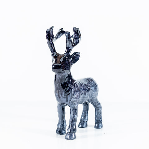 Brushed Black Highland Stag Large 19 cm (Trade min 4 / Retail min 1) (***IN STOCK - MARCH 2024***)