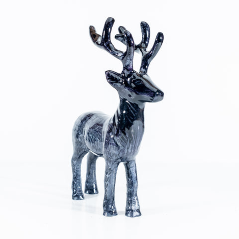 Brushed Black Highland Stag XL 21 cm (Trade min 2 / Retail min 1) (***IN STOCK - MARCH 2024***)