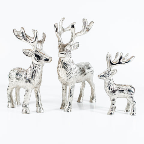 Silver Highland Stag XL 21 cm (Trade min 2 / Retail min 1) (***IN STOCK - MARCH 2024***)