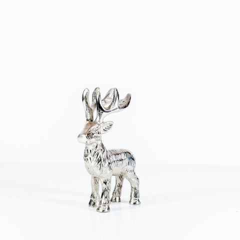 Silver Highland Stag Medium 14 cm (Trade min 4 / Retail min 1) (***IN STOCK - MARCH 2024***)