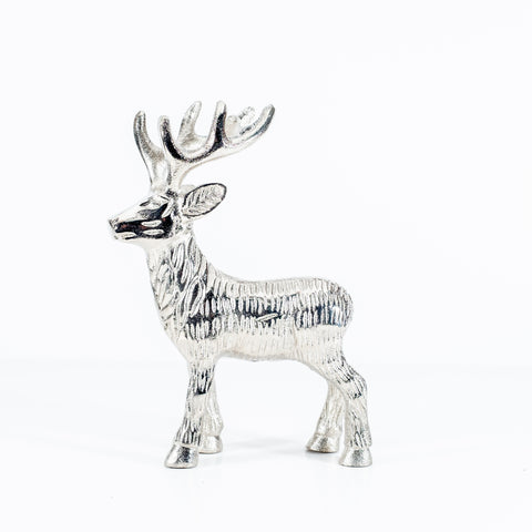 Silver Highland Stag Large 19 cm (Trade min 4 / Retail min 1) (***IN STOCK - MARCH 2024***)