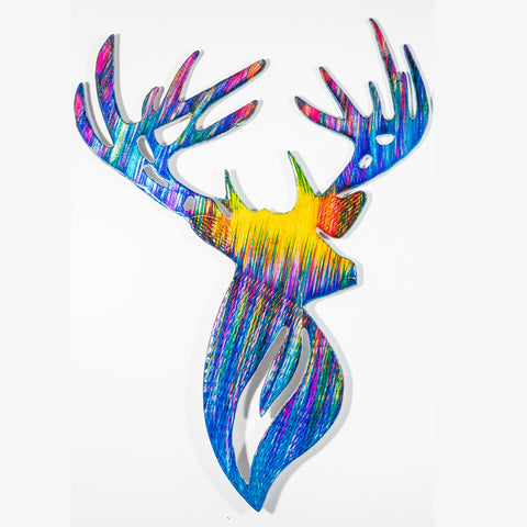 Rainbow Stag Head 52 cm (Trade min 2 / Retail min 1)