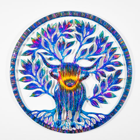 🎆DUE IN MARCH '26 - PRE-ORDER NOW 🎆 - Rainbow Highland Cow Of Life - 41 cm (Trade min 2 / Retail min 1)