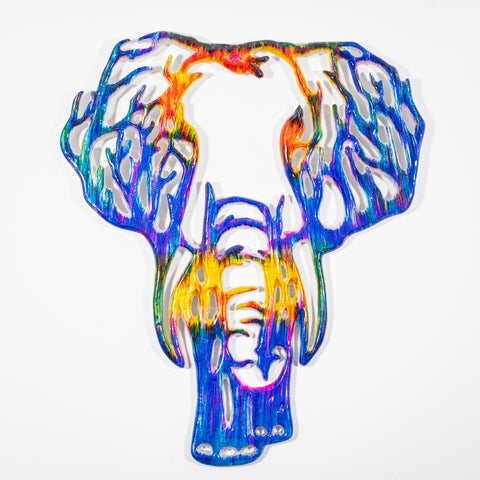 🎆DUE IN MARCH '26 - PRE-ORDER NOW 🎆- Abstract Rainbow Elephant - 42 cm (Trade min 2 / Retail min 1)