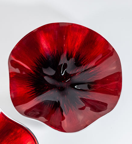 ❤️NEW PRODUCT SEPT 2026 ❤️Brushed Red Poppy Bowl Small (Trade min 4 / Retail min 1)