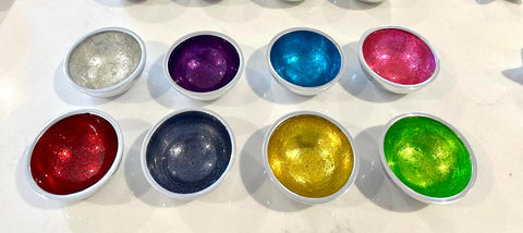 ⭐NEW PRODUCTS ALERT - DUE IN APRIL⭐  Glitter Mini Round Bowls 6 cm (Trade min 8 per box / Retail min 1)