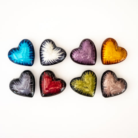 Coloured Large Hearts 5 cm (Trade min 16 per box / Retail min 1)