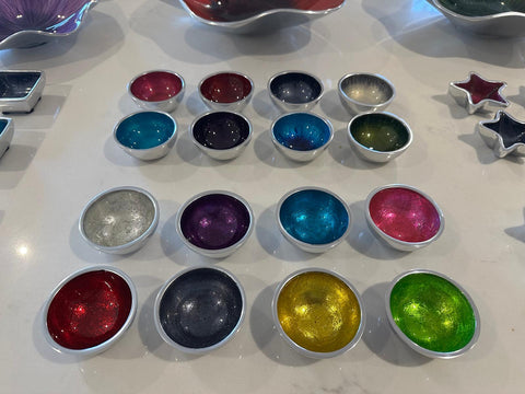 ⭐NEW PRODUCTS ALERT - DUE IN APRIL⭐  Coloured Mini Round Bowls 6 cm (Trade min 8 per box / Retail min 1)