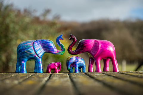 🩷DUE IN MARCH '26 - PRE-ORDER NOW🩷 - Pink Elephant Trunk Up Small 6 cm (Trade min 4 / Retail min 1)