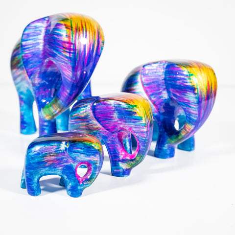 🎆DUE IN MARCH '26 - PRE-ORDER NOW 🎆- Rainbow Elephant Small 5 cm (Trade min 4 / Retail min 1)
