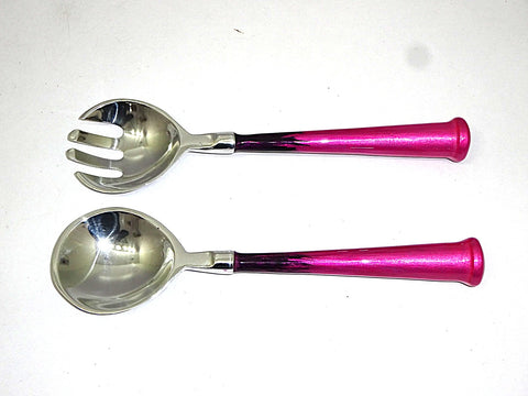 Brushed Pink Salad Servers (Trade min 4 / Retail min 1)