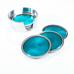 Aqua Coaster Set of 6 (Trade min 4 / Retail min 1) | Tilnar Art