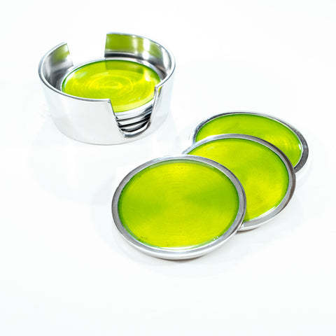 Lime Coaster Set of 6 (Trade min 4 / Retail min 1)
