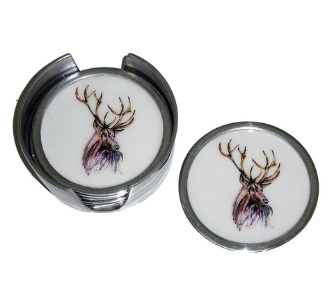 Stag Coasters Set of 6 (Trade min 4 / Retail min 1)
