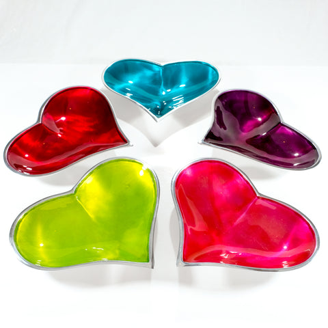 Lime Heart Dish Large (Trade min 4 / Retail min 1)