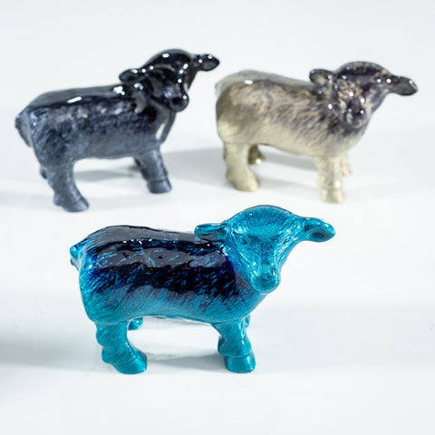 Brushed Aqua Sheep Large 10 cm (Trade min 4 / Retail min 1) (SPECIAL OFFER)