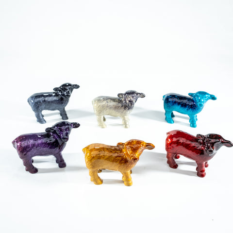 Brushed Gold Sheep Large 10 cm (Trade min 4 / Retail min 1) (SPECIAL OFFER)