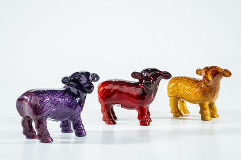 Brushed Red Sheep Large 10 cm (Trade min 4 / Retail min 1) (SPECIAL OFFER)