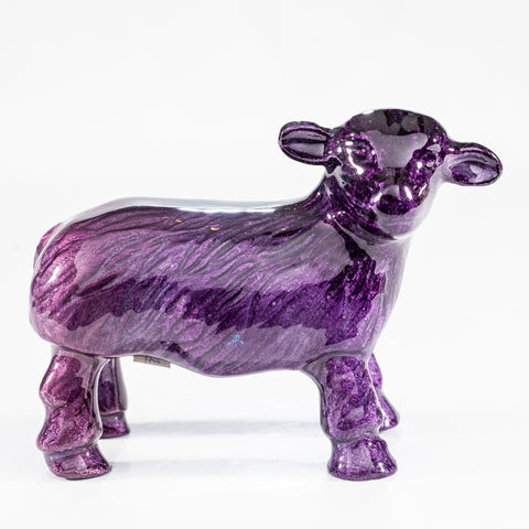 Brushed Purple Sheep XL 12 cm (Trade min 2 / Retail min 1)