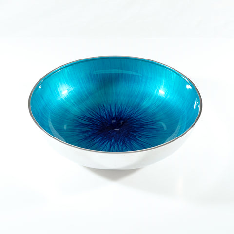 Brushed Aqua Fruit Bowl (Trade Min 2 / Retail Min 1)