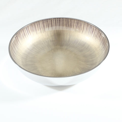 Brushed Silver Fruit Bowl (Trade Min 2 / Retail Min 1)