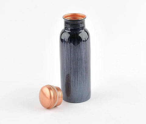 Brushed Black Copper Water Bottle 750ml (Trade min 4 / Retail min 1)