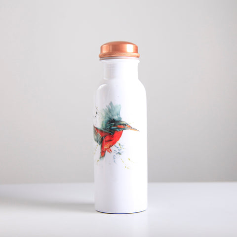 Kingfisher Copper Water Bottle 750ml (Trade min 4 / Retail min 1)