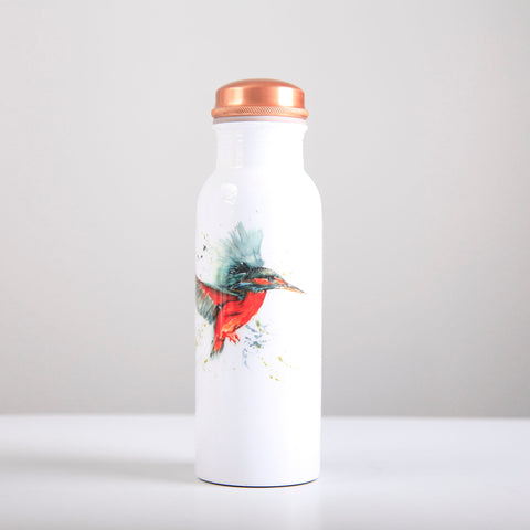 Kingfisher Copper Water Bottle 750ml (Trade min 4 / Retail min 1)