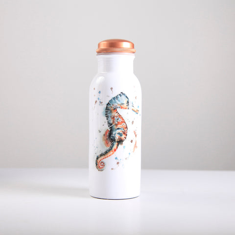 Seahorse Copper Water Bottle 750ml (Trade min 4 / Retail min 1)
