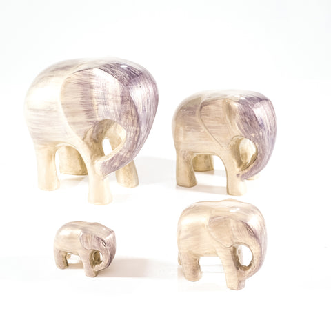Brushed Silver Elephant Medium 7 cm (Trade min 4 / Retail min 1)