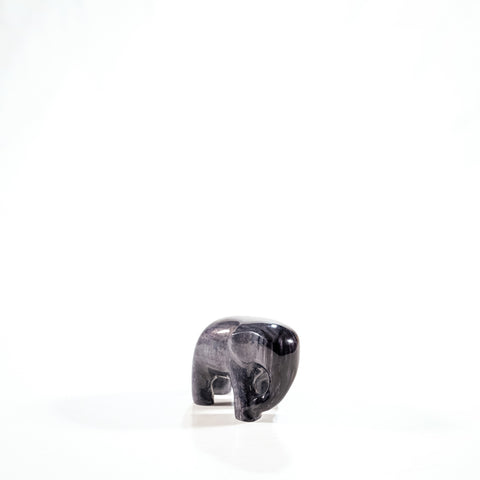 Brushed Black Elephant Small 5 cm (Trade min 4 / Retail min 1)