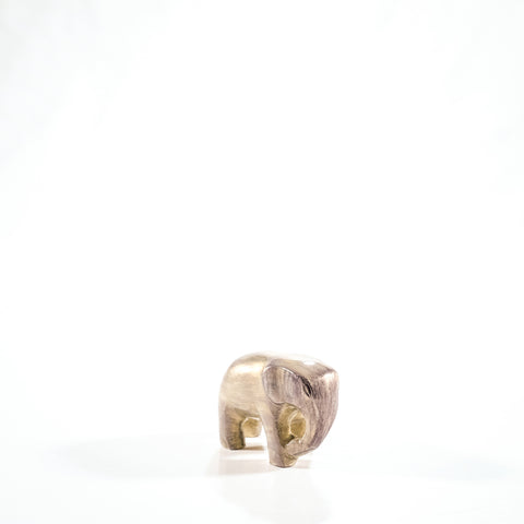 Brushed Silver Elephant Small 5 cm (Trade min 4 / Retail min 1)