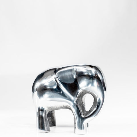 Polished Silver Elephant Large 9 cm (Trade min 4 / Retail min 1) (SPECIAL OFFER)