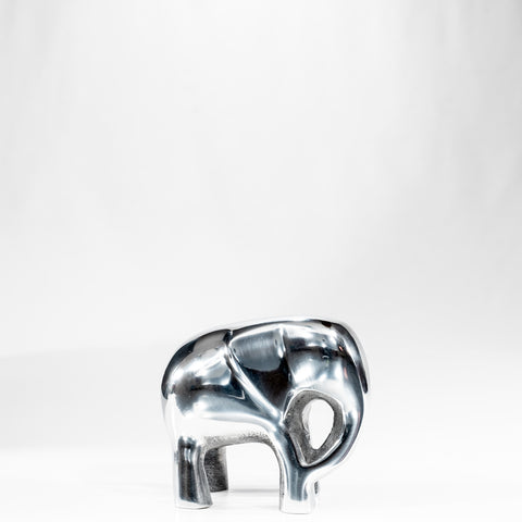 Polished Silver Elephant Small 5 cm (Trade min 4 / Retail min 1)