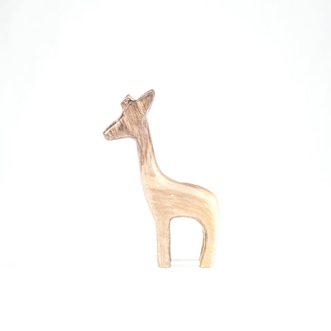 Brushed Silver Giraffe Medium 12 cm (Trade min 4 / Retail min 1)