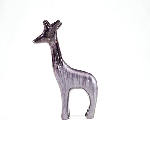 Brushed Black Giraffe Large 15 cm (Trade min 4 / Retail min 1)