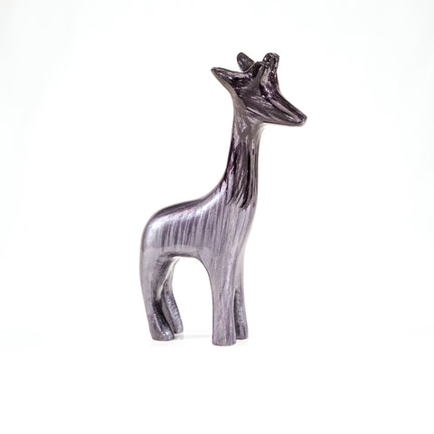 Brushed Black Giraffe Large 15 cm (Trade min 4 / Retail min 1)