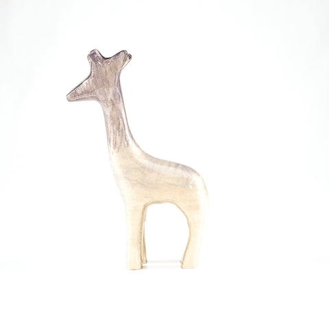 Brushed Silver Giraffe Large 15 cm (Trade min 4 / Retail min 1)