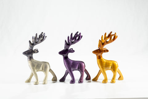 Brushed Silver Stag Large 14 cm (Trade min 4 / Retail min 1)