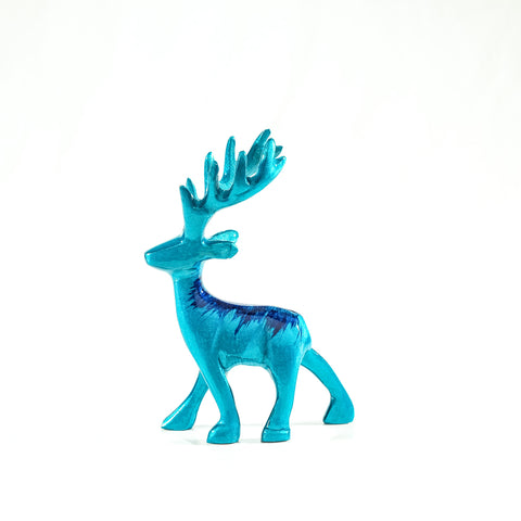Brushed Aqua Stag Large 14 cm (Trade min 4 / Retail min 1)