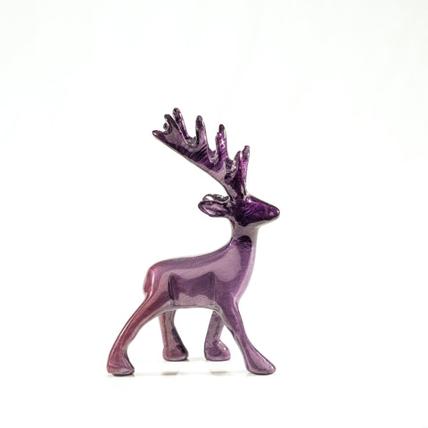 Brushed Purple Stag Large 14 cm (Trade min 4 / Retail min 1)