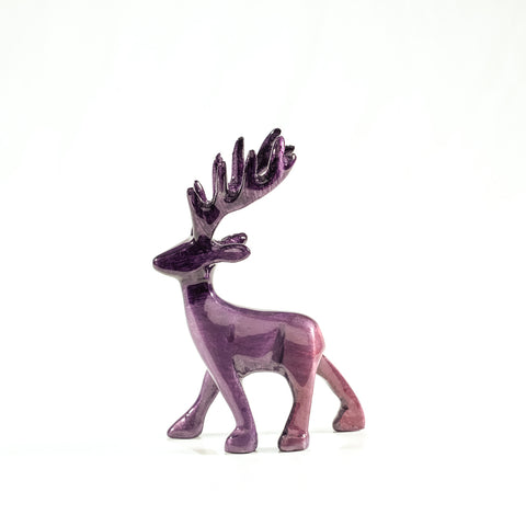 Brushed Purple Stag Large 14 cm (Trade min 4 / Retail min 1)