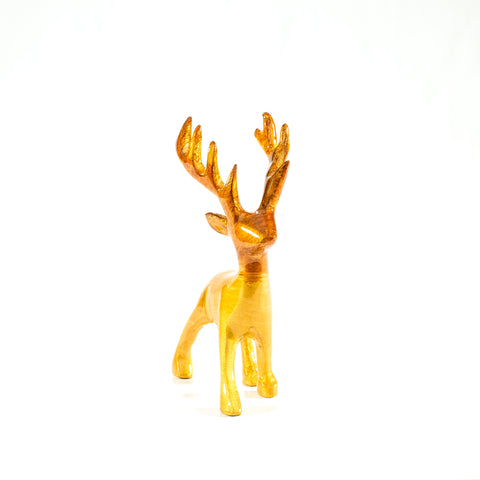 Brushed Gold Stag Large 14 cm (Trade min 4 / Retail min 1)