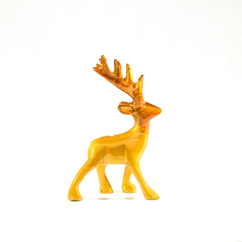 Brushed Gold Stag Large 14 cm (Trade min 4 / Retail min 1)