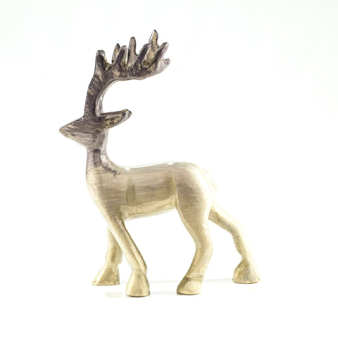 Brushed Silver Stag XL 16 cm (Trade min 2 / Retail min 1)