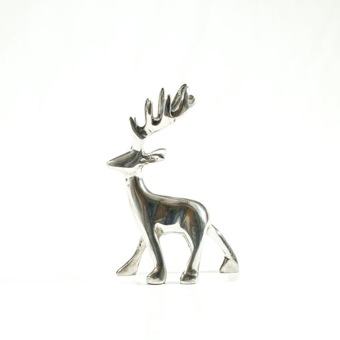 Polished Silver Stag Large 14 cm (Trade min 4 / Retail min 1)
