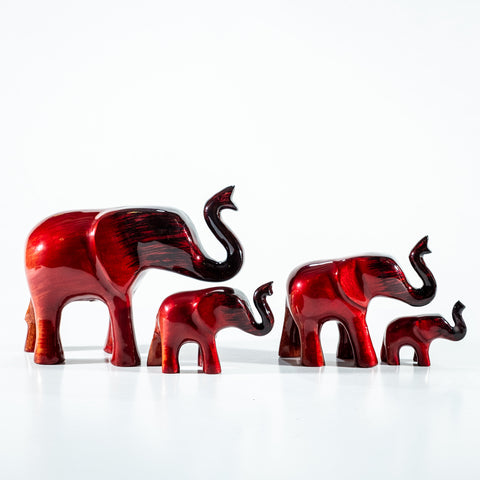 Brushed Red Elephant Trunk Up XL 17 cm (Trade min 2 / Retail min 1)