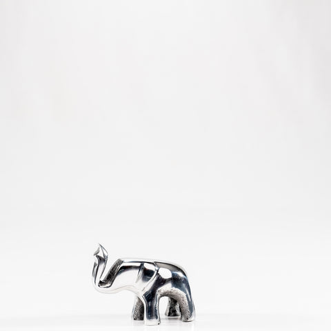 Polished Silver Elephant Trunk Up Small 6 cm (Trade min 4 / Retail min 1) (SPECIAL OFFER)