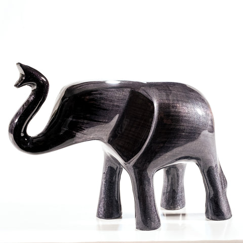 Brushed Black Elephant Trunk Up XL 17 cm (Trade min 2 / Retail min 1)
