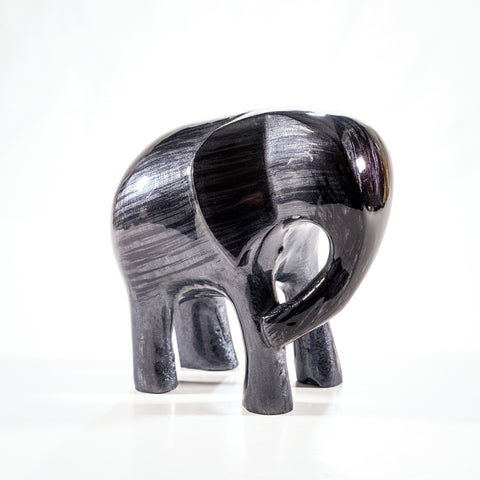 Brushed Black Elephant XL 12 cm (Trade min 2 / Retail min 1)
